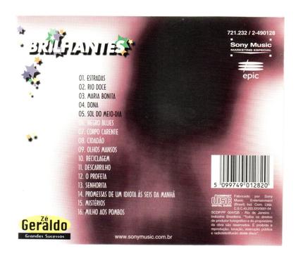 Imagem de Cd ze geraldo: brilhantes