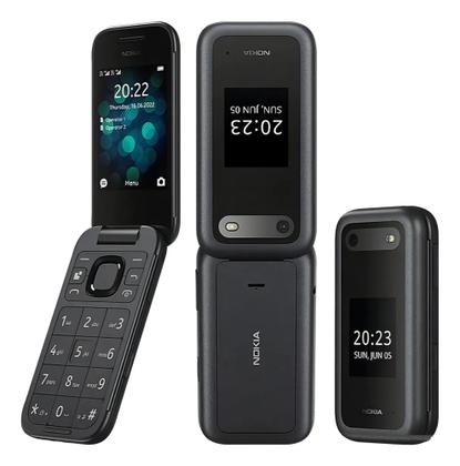 Imagem de Celular 2660 Flip 4G Dual Chip Tela Dupla Botões grandes preto 4g top