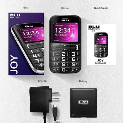 Imagem de Celular Blu Joy 3G Botão SOS De Discagem Rápida Excelente Para Idosos