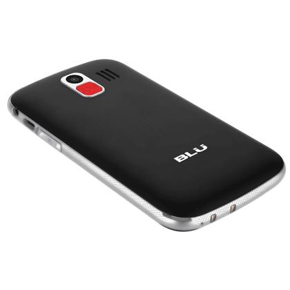 Imagem de Celular Blu Joy J012 Preto e Vermelho com Teclas Grandes e Botão SOS
