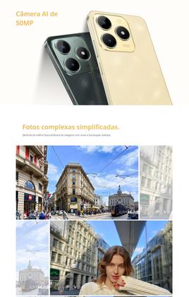 Imagem de Celular C61 NFC câmera dupla 50MP 256GB  128GB 12GB Ramboost Tela 6.74 Global Dual Sim Smartphone resistente lançamento 2025