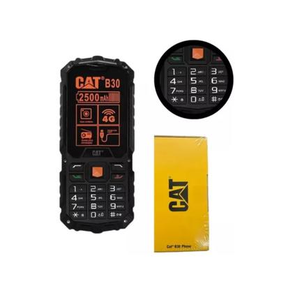 Imagem de celular cat B30 4G Dual Sim, Com Teclas Grandes, Rádio Fm. É Super Resistente