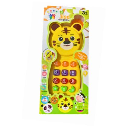 Imagem de Celular de Brinquedo  Musical Infantil Animais Com Luz A Pilha Interativo
