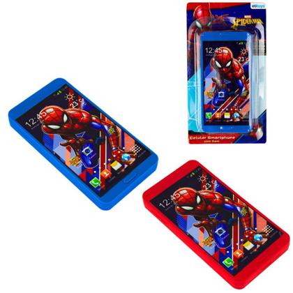 Imagem de Celular de Brinquedo Smartphone Spiderman Princesas Com Som