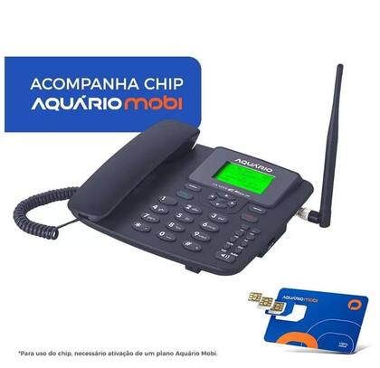 Imagem de Celular de Mesa 4G com Wi-Fi Dual Chip Aquário CA-42SX-4G