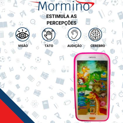 Imagem de Celular Infantil Interativo Touch 3D Música luz Com Cordão