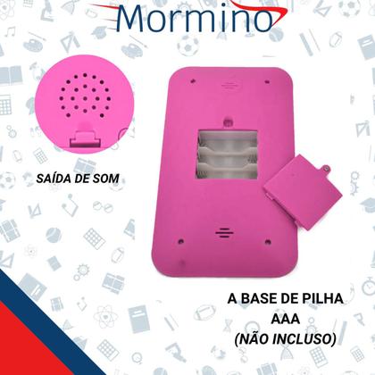 Imagem de Celular Infantil Interativo Touch 3D Música luz Com Cordão