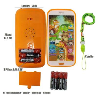 Imagem de Celular Interativo Touch Para Criança Educativo Favorito - ISSAM