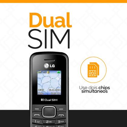 Imagem de Celular LG Antigo Simples Idosos Rádio Fm Rural 3g Dual Chip