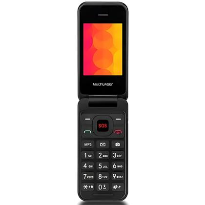 Imagem de Celular Multi Flip 4G para Idosos Fácil de Usar e com Som Alto