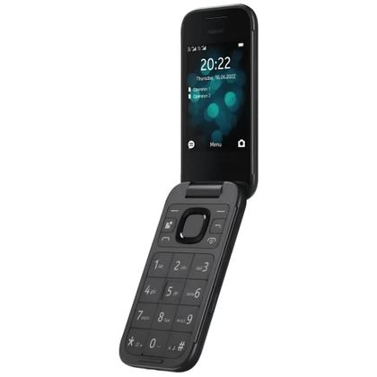 Imagem de Celular Nokia 2660 Flip 4G Dual Chip Tela Dupla Botões grandes preto