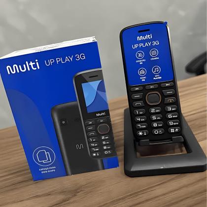 Imagem de Celular para Idosos Multilaser Up Play 3g com Teclas Grandes
