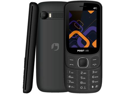 Imagem de Celular Positivo P41 4G Dual Chip, Tela 2.4 Rádio FM, Lanterna e Bluetooth com Teclas Grandes para Idosos
