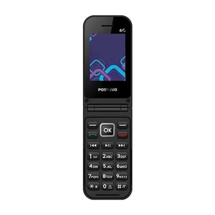 Imagem de Celular Positivo Para Idoso P51 Flip 4G Tecla SOS Dual Chip