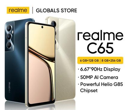 Celular realme c65 rmx3910 nfc dual sim de 128gb 6gb ram de 6.67
