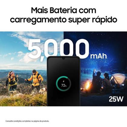 Celular Samsung Galaxy A06, 128GB, 4GB RAM, Tela 6.7