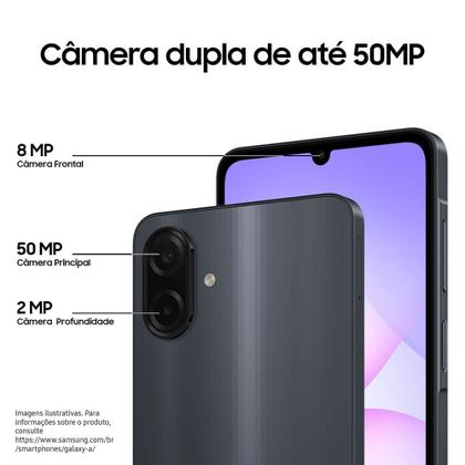 Imagem de Celular Samsung Galaxy A07 256GB, 8GB, Câmera 50MP, Tela 6.7", Proteção IP54, Processador 6nm