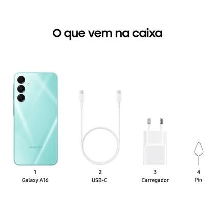 Imagem de Celular Samsung Galaxy A16 128GB 4GB Ram Tela 6.7" NFC - Verde Claro