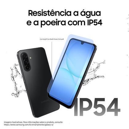 Imagem de Celular Samsung Galaxy A17 5G com IA, 256GB, 8GB RAM, Câm de 50MP, Tela de 6.7", NFC, IP54