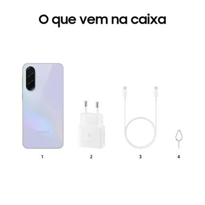 Imagem de Celular Samsung Galaxy A36 5G 128GB, 6GB RAM, Câmera 50MP, IP67, Super AMOLED 6.7", Recursos AI