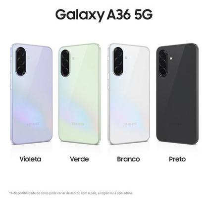 Imagem de Celular Samsung Galaxy A36 5G 256GB, 6GB RAM Câmera 50MP IP67 Super AMOLED 6.7" Recursos AI Preto