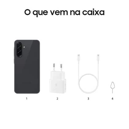 Celular Samsung Galaxy A36 5g 256gb 8gb Ram - Preto - Galaxy A36