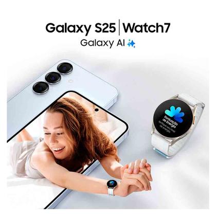 Imagem de Celular Samsung Galaxy S25 5G Verde, 256GB, 12GB RAM e Câmera Tripla de 50MP + 12MP +10MP