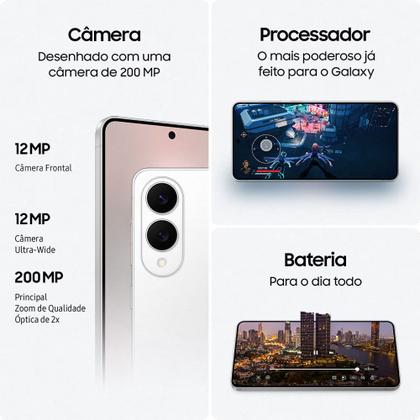 Imagem de Celular Samsung Galaxy S25 Edge 5G, 512GB, 12GB RAM, Câmera Dupla de até 200MP, Tela Grande de 6.7"