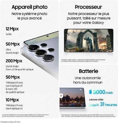 Imagem de Celular samsung galaxy s25 ultra sms938b nfc dual sim de 512gb 12gb ram de 6.9 200505010mp 12mp titanium silverblue