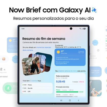 Imagem de Celular Samsung Galaxy Z Fold7 512GB, 12GB RAM, Tela 8.0" + 6.5", Câmera Traseira 200+12+10MP, Frontal 10+10MP
