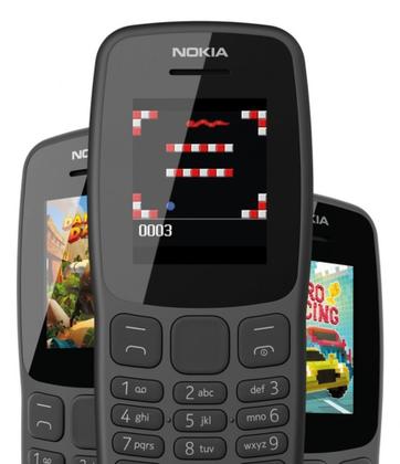 Imagem de Celular Simples Celular Nokia 106 TA-1190 4MB RAM Dual SIM Tela 1.8 - Cinza