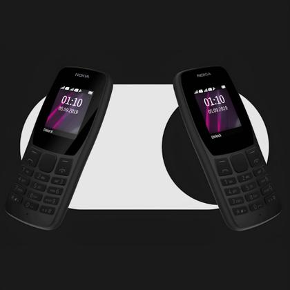 Imagem de Celular Simples Nokia 110 Radio FM Bateria Boa Para Pais Idoso