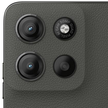 Imagem de Celular Smartphone Motorola Moto G15 4G 256gb 4Gb RAM e 8Gb RAM Boost XT2521 Cam 50mpx 5200Mah Tela FHD 6.7 NFC Grafite