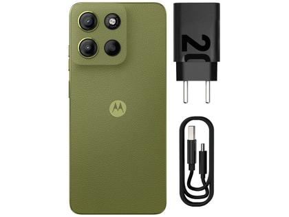 Imagem de Celular Smartphone Motorola Moto G15 4G 256gb 4Gb RAM e 8Gb RAM Boost XT2521 Cam 50mpx 5200Mah Tela FHD 6.7 NFC Verde