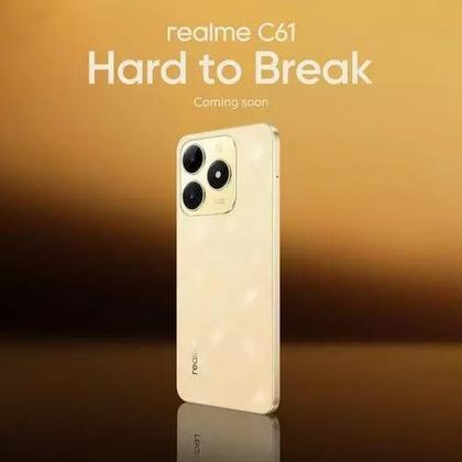 Imagem de Celular Smartphone Realme C61 4G 4 128GB Versão Global DOURADO