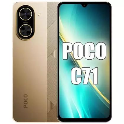 Imagem de Celular Xiaomi POCO C71 Dual SIM de 128GB 4GB RAM de 6.88" 32MP 8MP