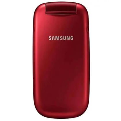 Imagem de Celulare Simples Samsung GT-1272 Flip Dual Sim Câmera Fm Idoso 2G 1272 315 vermelho