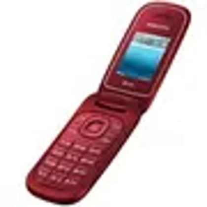 Imagem de Celulare Simples Samsung GT-1272 Flip Dual Sim Câmera Fm Idoso 2G 1272 315 vermelho