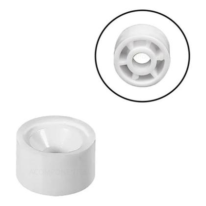 Imagem de Cem Suporte Prateleira 10x15 Redondo Queijinho Branco