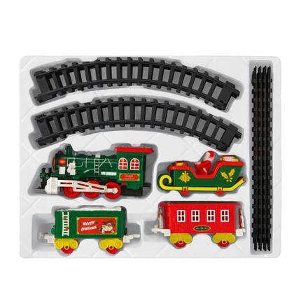 Imagem de Cenario Trem C/led Som e movimento 40cm 2AA 1Uni 22pçs