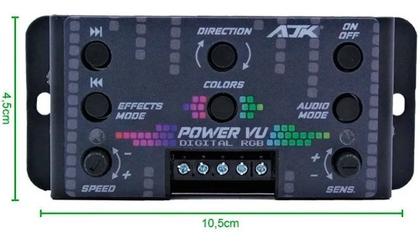 Imagem de Central AJK Power VU RGB + 8 Faróis RGB AJK 6W
