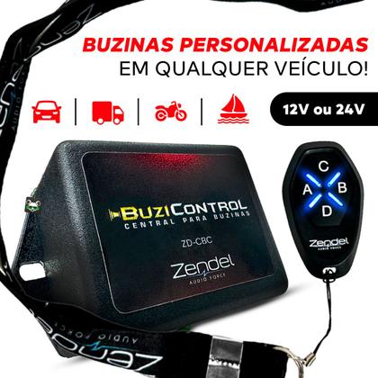 Imagem de Central BuziControl Buzina Musical Efeitos + Controle ZD-CBC Zendel