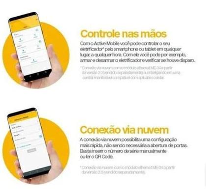 Imagem de Central De Alarme E Choque Ecr 18 + 1 Sirene + 1 Sensor Port