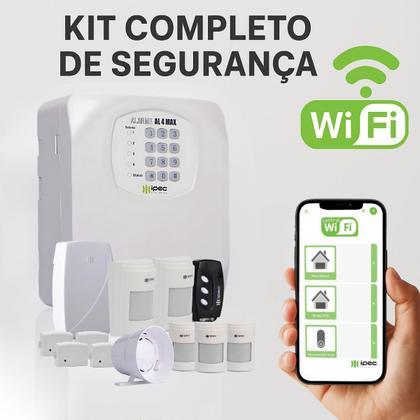 Imagem de Central De Alarme Módulo Wifi Sensor IR 476 S/Fio Digital Rf