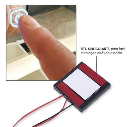 Imagem de Central Interruptor Touch Dimmer Espelho Fita LED 12V 3A