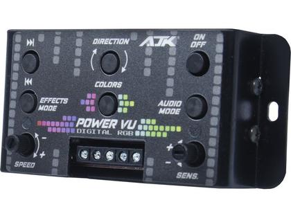 Imagem de Central Medidor de Áudio Power Vu Digital Para Faróis de Led RGB