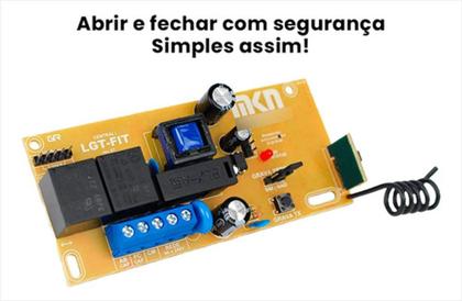 Imagem de Central mono para portão mkn lgt-fit 433,92mhz 127 a 220v