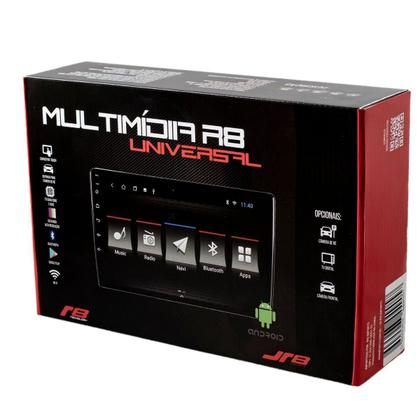 Imagem de Central Multimídia 2 Din 9 polegadas Android 10 MP5 com Espelhamento Android e iOS Bluetooth USB FM JR8