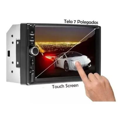 Imagem de Central Multimídia 2 Din MP5 Câmera Moldura Fiat Palio 04/12