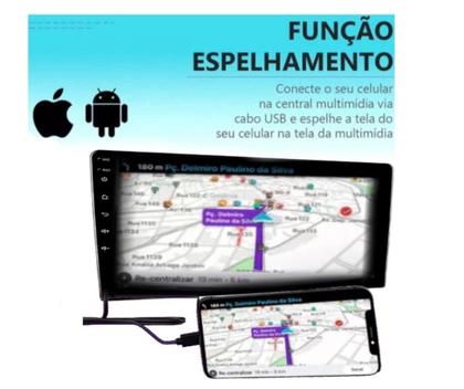 Imagem de Central Multimidia 407 2002 2003 2004 2005 2006 2007 2008 2009 2010 2011 2012 9 polegadas Carplay Android Auto chip 4g